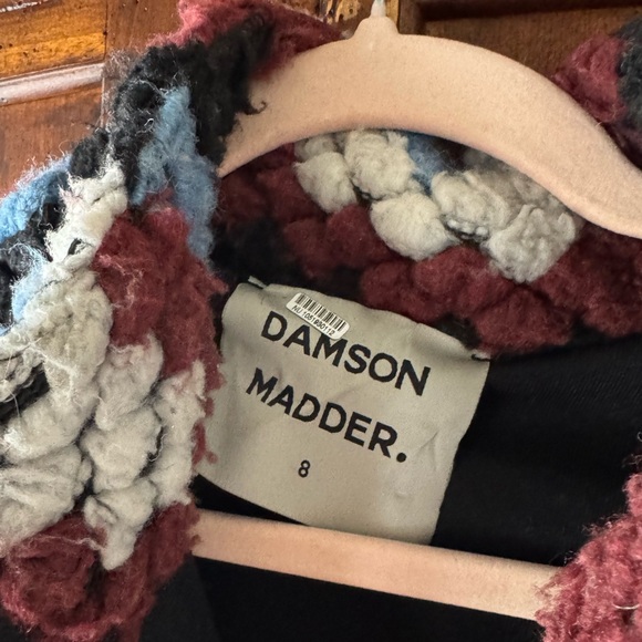 Damson Madder Agnes Crochet Half Zip Pullover Size 4 - Picture 12 of 13